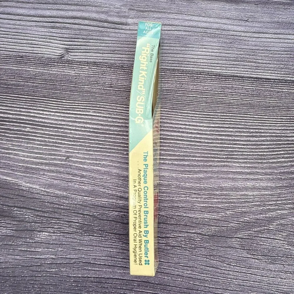 VTG GUM Butler Dr. Bass Right Kind SUB-G Toothbrush #300 ULTRA SOFT .007 Nylon